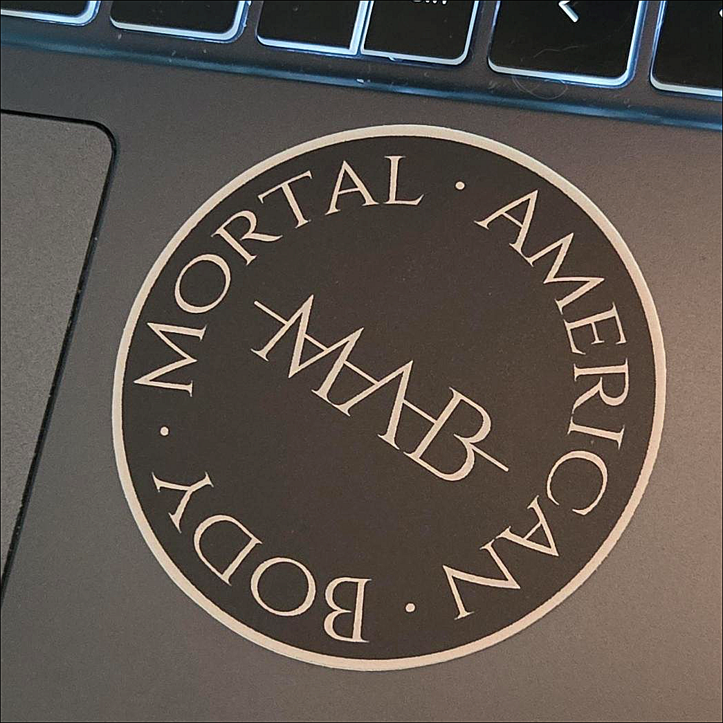 MAB Circle Logo Sticker