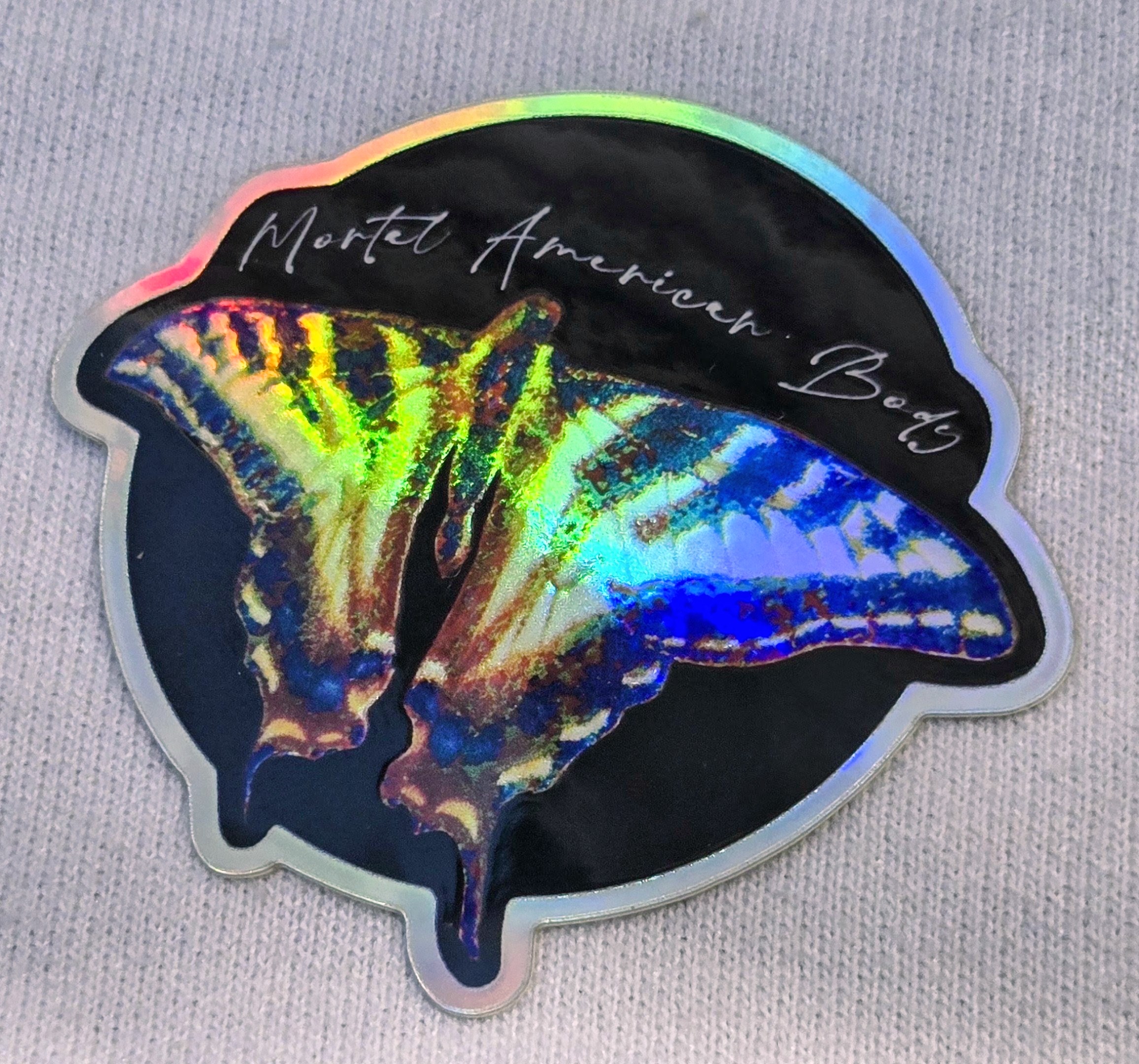MAB Butterfly Sticker Printed