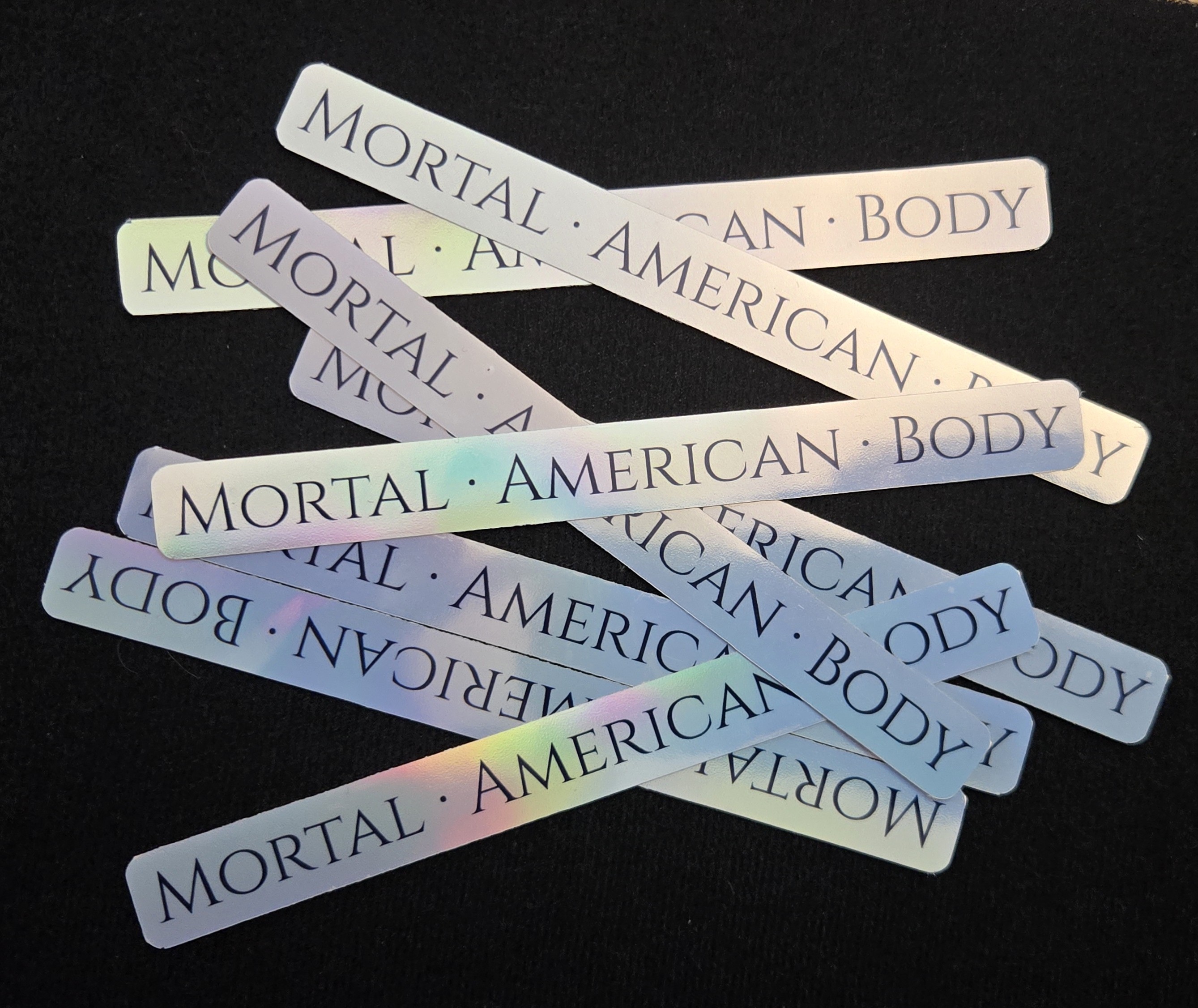 MAB Band Name Stickers